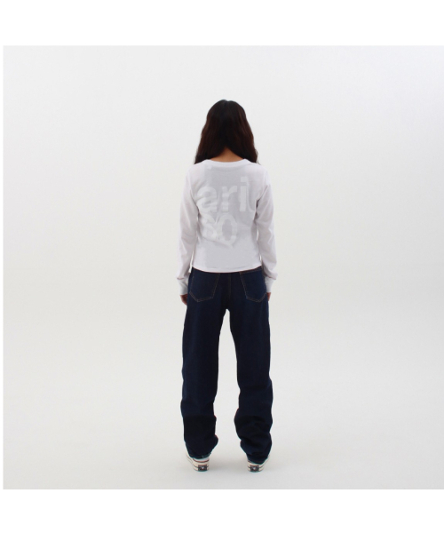 SAFARISPOT(サファリスポット)の「1/2ベーシックサファリロングスリーブ(ホワイト)(Tシャツ/カットソー・レディース・その他・1/2)」の5枚目の写真