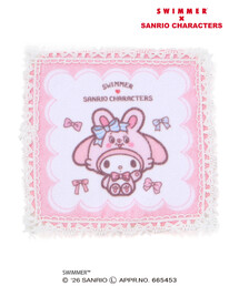 SLAP SLIP（スラップスリップ）の「【SWIMMERｘサンリオキャラクターズｘSLAPSLIP】レース付きハンカチ（ハンカチ/ハンドタオル）」