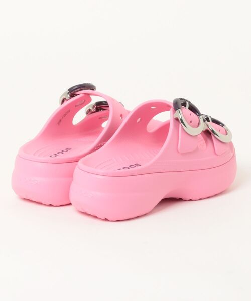crocs(クロックス)の「クロックス サタデー プラットフォーム ディップドバックル サンダル W / crocs SatPlatformDippedBuckleSndlW(サンダル・レディース・ダークベージュ/ライトピンク・25cm/24cm/23cm/22cm/21cm)」の3枚目の写真