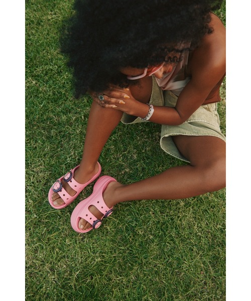 crocs(クロックス)の「クロックス サタデー プラットフォーム ディップドバックル サンダル W / crocs SatPlatformDippedBuckleSndlW(サンダル・レディース・ダークベージュ/ライトピンク・25cm/24cm/23cm/22cm/21cm)」の9枚目の写真