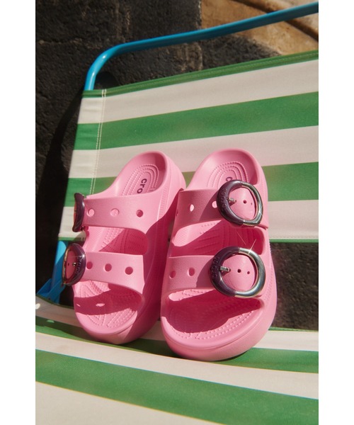 crocs(クロックス)の「クロックス サタデー プラットフォーム ディップドバックル サンダル W / crocs SatPlatformDippedBuckleSndlW(サンダル・レディース・ダークベージュ/ライトピンク・25cm/24cm/23cm/22cm/21cm)」の11枚目の写真