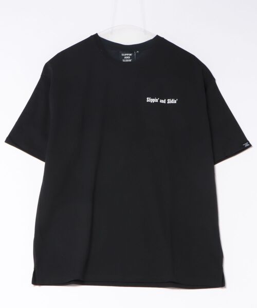 SVEC(シュベック)の「SLIPPIN AND SLIDIN / カワウソプリント S/S Tシャツ(Tシャツ/カットソー・レディース・ブラック・LL/L/M)」の3枚目の写真