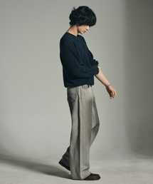 REFLYPERKY（リフライパーキー）の「[リネンライク] HT8403 ウェアエバー ワイドデニム (SHADOW)（デニムパンツ）」