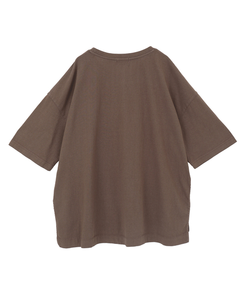 SOFFITTO（ソフィット）の「《定番》顔料染プリントTシャツ（Tシャツ/カットソー・レディース・ブラウン/オフホワイト/チャコールグレー・FREE）」の11枚目の写真