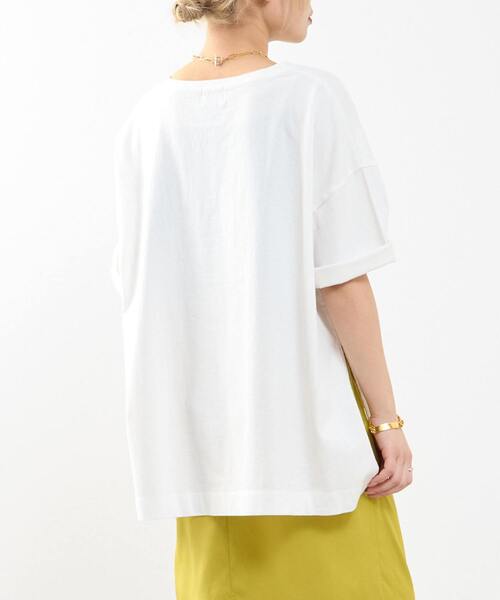 SOFFITTO（ソフィット）の「《定番》顔料染プリントTシャツ（Tシャツ/カットソー・レディース・ブラウン/オフホワイト/チャコールグレー・FREE）」の18枚目の写真