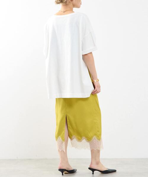 SOFFITTO（ソフィット）の「《定番》顔料染プリントTシャツ（Tシャツ/カットソー・レディース・ブラウン/オフホワイト/チャコールグレー・FREE）」の22枚目の写真
