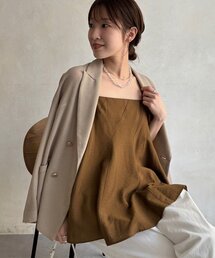 DouDou（ドゥドゥ）の「【REI企画】変形切替フレアキャミ（キャミソール）」