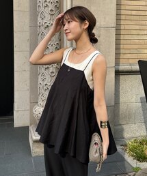 DouDou（ドゥドゥ）の「【REI企画】変形切替フレアキャミ（キャミソール）」