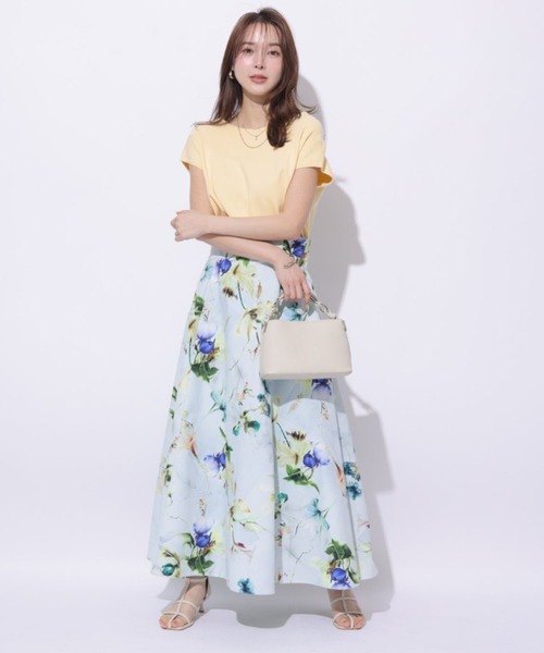 Mystrada(マイストラーダ)の「ボタニカルスカート(スカート・レディース・ミント/ピンク系その他・38/36/34)」の19枚目の写真