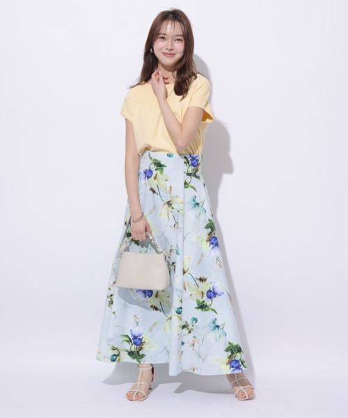 Mystrada(マイストラーダ)の「ボタニカルスカート(スカート・レディース・ミント/ピンク系その他・38/36/34)」の20枚目の写真