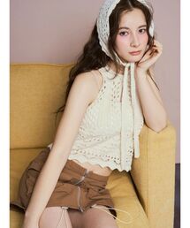 透かし編みニット」に該当するタンクトップファッション通販 - ZOZOTOWN
