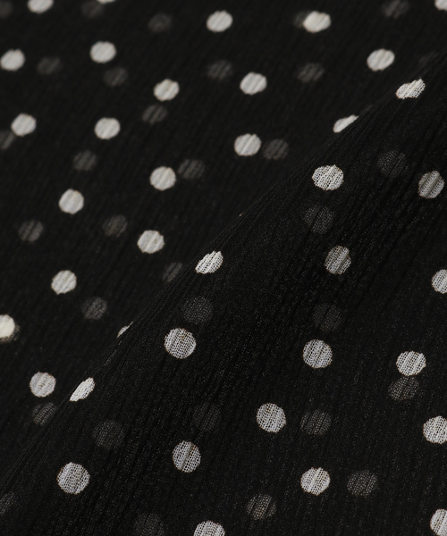 IENA LA BOUCLE(イエナラブークル)の「IENA LA BOUCLE シアードットバブーシュカ(バンダナ/スカーフ・レディース・ホワイト系その他/ブラック系その他・FREE)」の9枚目の写真