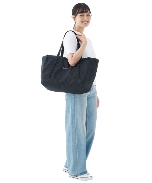 LOGOS(ロゴス)の「【LOGOS/ロゴス】DryCore トートバッグ(防水)/耐水圧20000mm(トートバッグ・メンズ・ネイビー/ブラック・FREE)」の10枚目の写真