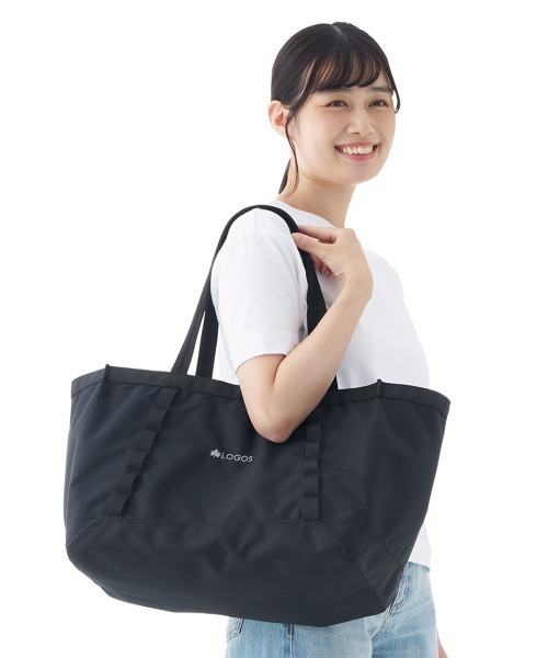 LOGOS(ロゴス)の「【LOGOS/ロゴス】DryCore トートバッグ(防水)/耐水圧20000mm(トートバッグ・メンズ・ネイビー/ブラック・FREE)」の9枚目の写真