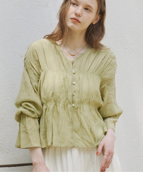 トップス　オリーブグリーン トップス（グリーン・カーキ/緑色系）ファッション通販 - ZOZOTOWN