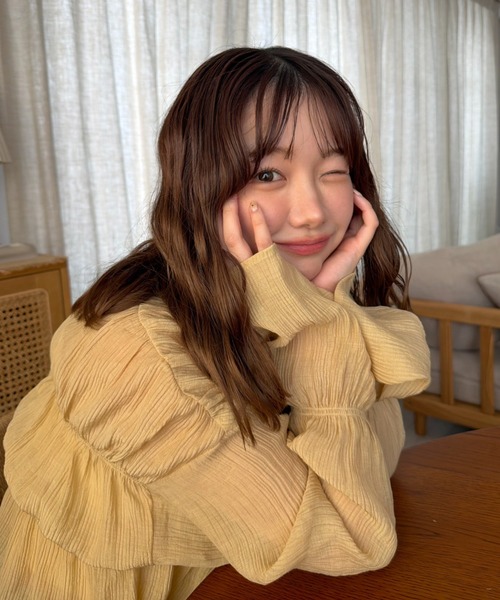 OLUN(オルン)の「2way sheer cardigan/2wayデザインシアーカーディガン(カーディガン/ボレロ・レディース・グリーン/ベージュ/ブラック/アイボリー・FREE)」の17枚目の写真