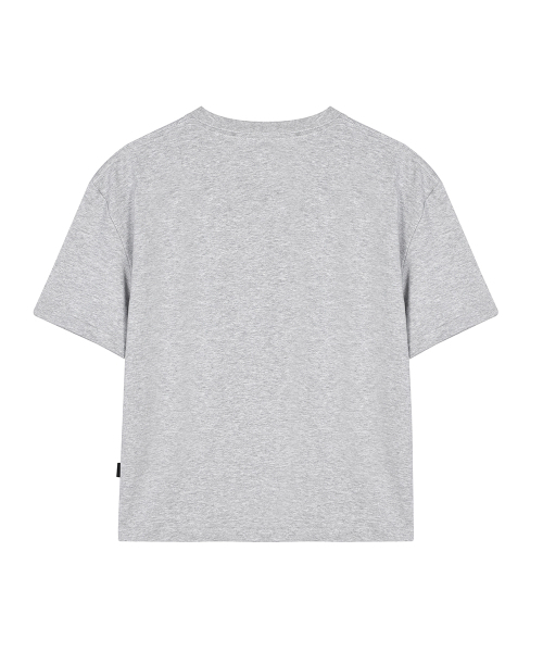 AOG PROJECT(エイオージープロジェクト)の「ソリッドクロップ半袖Tシャツ(メランジグレー)(Tシャツ/カットソー・メンズ・ライトグレー・LARGE/X-LARGE)」の11枚目の写真