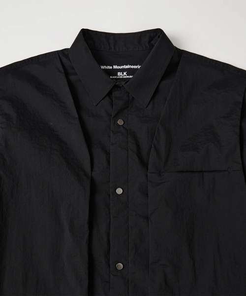 WHITE MOUNTAINEERING（ホワイトマウンテニアリング）の「【White Mountaineering/ホワイトマウンテニアリング】ZIP OFF LAYERED SHIRT（シャツ/ブラウス・メンズ・ブラック・2/1）」の5枚目の写真