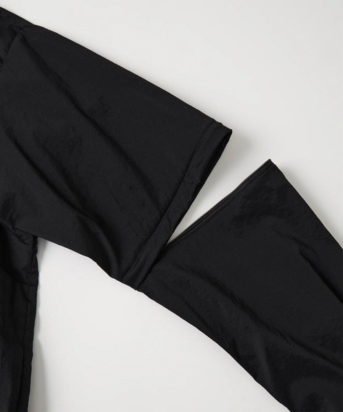 WHITE MOUNTAINEERING（ホワイトマウンテニアリング）の「【White Mountaineering/ホワイトマウンテニアリング】ZIP OFF LAYERED SHIRT（シャツ/ブラウス・メンズ・ブラック・2/1）」の7枚目の写真