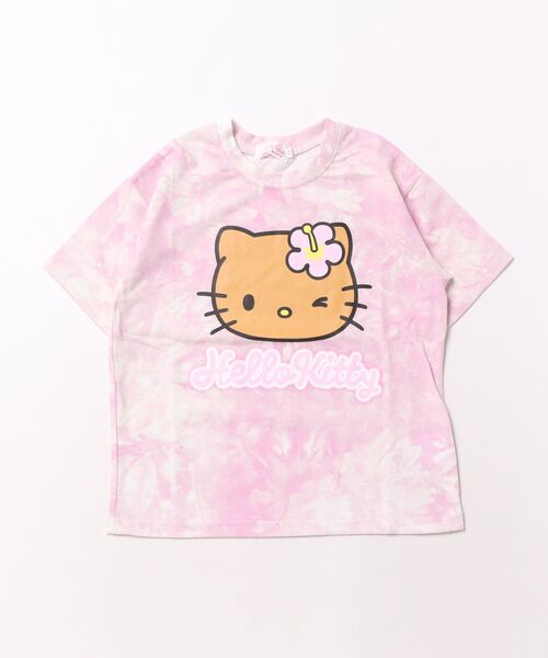 セール】親子お揃い サンリオ タイダイBIGTシャツ 1661K（Tシャツ
