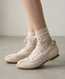 LibertyDoll（リバティードール）の「デザインライン レースアップシューズ バレエスニーカー（バレエシューズ）」
