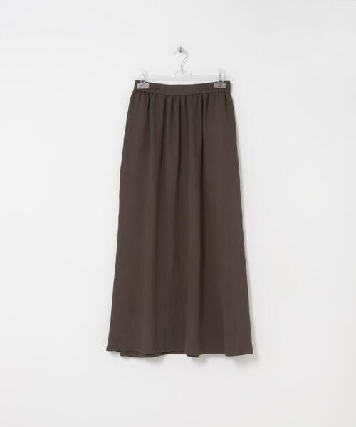 LAATO（ラート）の「drape  skirt（スカート・レディース・ライトベージュ/ダークブラウン・FREE）」の19枚目の写真