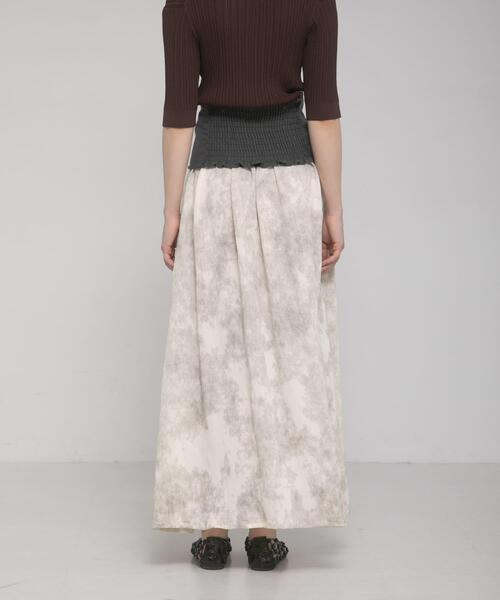 LAATO（ラート）の「drape  skirt（スカート・レディース・ライトベージュ/ダークブラウン・FREE）」の13枚目の写真