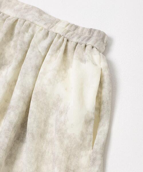LAATO（ラート）の「drape  skirt（スカート・レディース・ライトベージュ/ダークブラウン・FREE）」の3枚目の写真