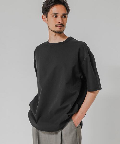 URBAN RESEARCH（アーバンリサーチ）の「COOL DOTS SHORT-SLEEVE T-SHIRTS（Tシャツ/カットソー・メンズ・チャコールグレー/ブラック/ネイビー・MEDIUM/LARGE）」の5枚目の写真