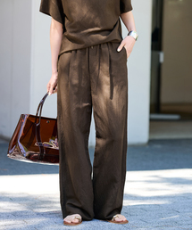 FRAMeWORK（フレームワーク）の「リネンレーヨンイージーパンツ（スラックス）」