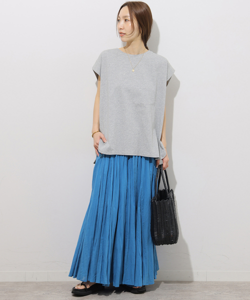 JOURNAL STANDARD relume(ジャーナルスタンダード レリューム)の「《追加》コットンボイルクリンクルマーメイドスカート(スカート・レディース・ライトブルー/ブラック/ブラウン・FREE)」の15枚目の写真