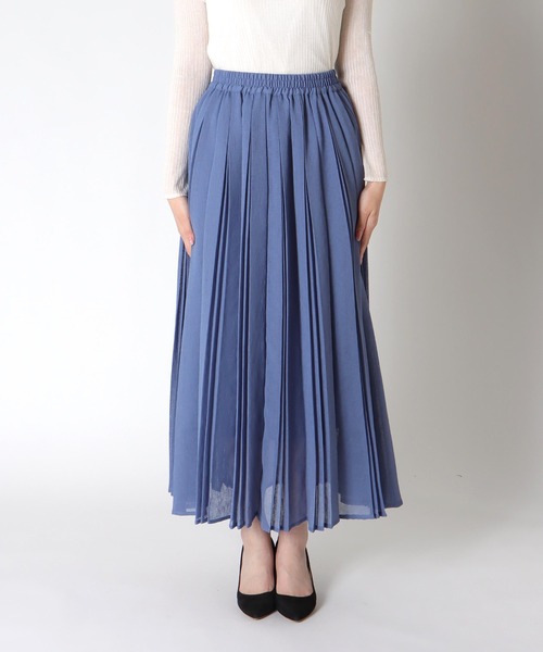 Jines（ジネス）の「リニッシュ変形プリーツスカート（スカート・レディース・ベージュ/ブラック/ブルー・38）」の20枚目の写真