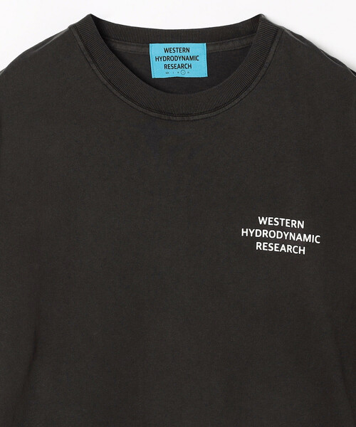 WESTERN HYDRODYNAMIC RESEARCH（ウェスタンハイドロダイナミックリサーチ）の「WESTERN HYDRODYNAMIC RESEARCH/ウェスタン ハイドロダイナミック リサーチ 別注 WOBBLY WORKER ピグメント バックプリント Tシャツ（Tシャツ/カットソー・メンズ・チャコールグレー・LARGE/MEDIUM）」の3枚目の写真