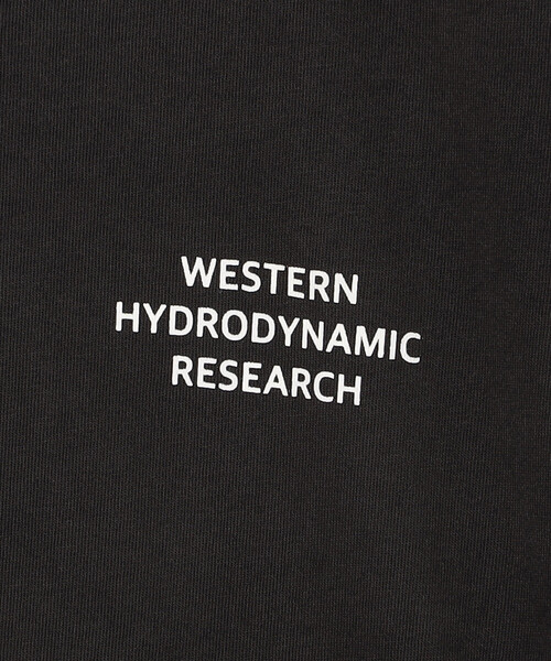 WESTERN HYDRODYNAMIC RESEARCH（ウェスタンハイドロダイナミックリサーチ）の「WESTERN HYDRODYNAMIC RESEARCH/ウェスタン ハイドロダイナミック リサーチ 別注 WOBBLY WORKER ピグメント バックプリント Tシャツ（Tシャツ/カットソー・メンズ・チャコールグレー・LARGE/MEDIUM）」の5枚目の写真