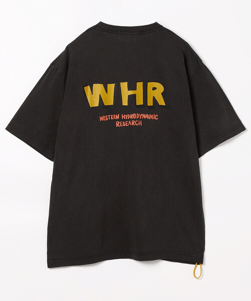 WESTERN HYDRODYNAMIC RESEARCH（ウェスタンハイドロダイナミックリサーチ）の「WESTERN HYDRODYNAMIC RESEARCH/ウェスタン ハイドロダイナミック リサーチ 別注 WOBBLY WORKER ピグメント バックプリント Tシャツ（Tシャツ/カットソー・メンズ・チャコールグレー・LARGE/MEDIUM）」の6枚目の写真