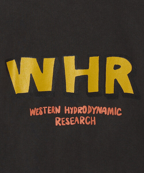 WESTERN HYDRODYNAMIC RESEARCH（ウェスタンハイドロダイナミックリサーチ）の「WESTERN HYDRODYNAMIC RESEARCH/ウェスタン ハイドロダイナミック リサーチ 別注 WOBBLY WORKER ピグメント バックプリント Tシャツ（Tシャツ/カットソー・メンズ・チャコールグレー・LARGE/MEDIUM）」の7枚目の写真