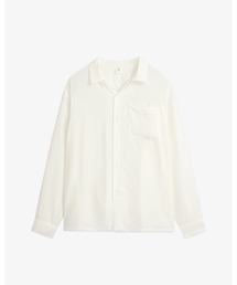 Open Collar Shirt/ Ombre Check Rayon Gabardine（シャツ/ブラウス