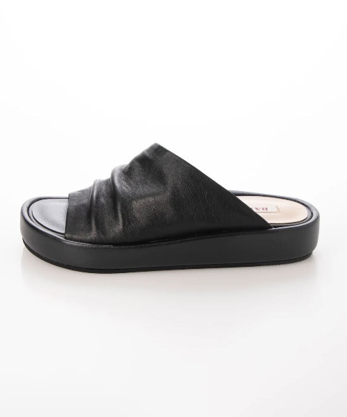 BARCLAY（バークレー）の「BARCLAY（バークレー） 厚底フラットサンダル（サンダル・レディース・ブラック・S/22-22H/M/23-23H/L/24-24H）」の3枚目の写真