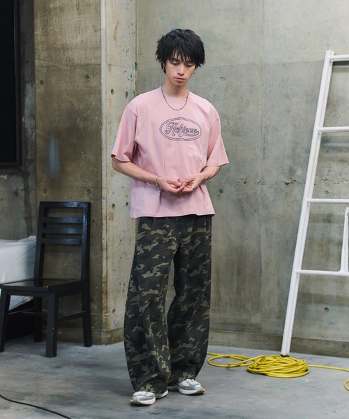 ILL'S（イルズ）の「タック バック刺繍入り デニムパンツ / 2-TUCK BACK EMBROIDERED DENIM PANTS メンズ ウィメンズ ユニセックス（デニムパンツ・メンズ・ブラック系その他/ネイビー/ブラック・L/M）」の19枚目の写真