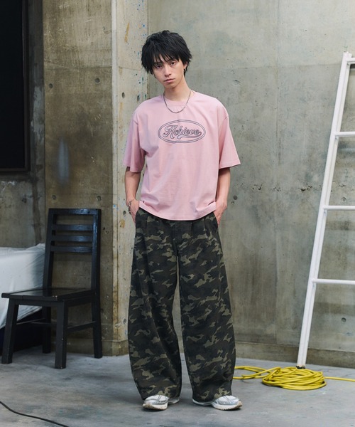 ILL'S（イルズ）の「タック バック刺繍入り デニムパンツ / 2-TUCK BACK EMBROIDERED DENIM PANTS メンズ ウィメンズ ユニセックス（デニムパンツ・メンズ・ブラック系その他/ネイビー/ブラック・L/M）」の20枚目の写真