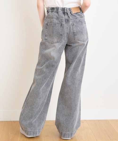 LOVETOXIC(ラブトキシック)の「【LTXC/接触冷感/快適】ダメージデニムワイドパンツ(その他パンツ・キッズ・サックスブルー/グレー/ブルー・130cm/S:140cm/L:160cm/M:150cm)」の17枚目の写真