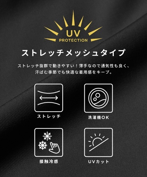 coca(coca)(コカ)の「UVカットパーカー(パーカー・レディース・ブラック・L/M/S)」の3枚目の写真