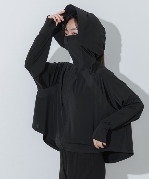 coca(coca)(コカ)の「UVカットパーカー(パーカー・レディース・ブラック・L/M/S)」の9枚目の写真
