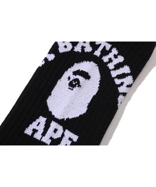 A BATHING APE（アベイシングエイプ）の「COLLEGE SOCKS UNDERWEAR（ソックス/靴下・メンズ・サックスブルー/ホワイト/ブラック・LARGE/MEDIUM）」の5枚目の写真