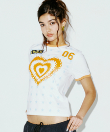 STAR RINGER TEE WHITE