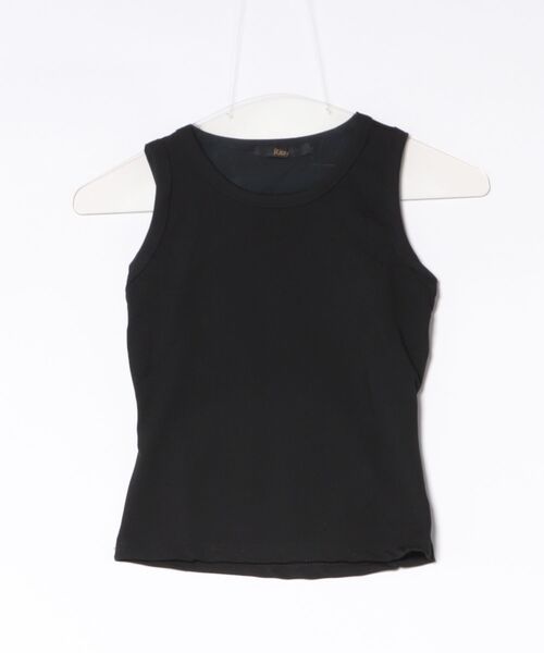 Ritzy(リッツィー)の「バックデザインが魅力!フィット感タンクトップ(タンクトップ・レディース・ブラック/ホワイト・L/M/S)」の3枚目の写真