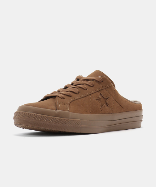 CONVERSE(コンバース)の「CONVERSE ONE STAR SUEDE MULE 33702982(スニーカー・メンズ・ブラウン・28cm/27.5cm/27cm/26.5cm/24.5cm/24cm/23.5cm/23cm)」の2枚目の写真