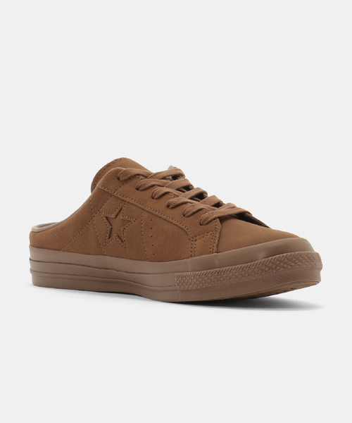 CONVERSE(コンバース)の「CONVERSE ONE STAR SUEDE MULE 33702982(スニーカー・メンズ・ブラウン・28cm/27.5cm/27cm/26.5cm/24.5cm/24cm/23.5cm/23cm)」の5枚目の写真