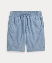 ビッグ フィット コットン シャンブレー ショートパンツ