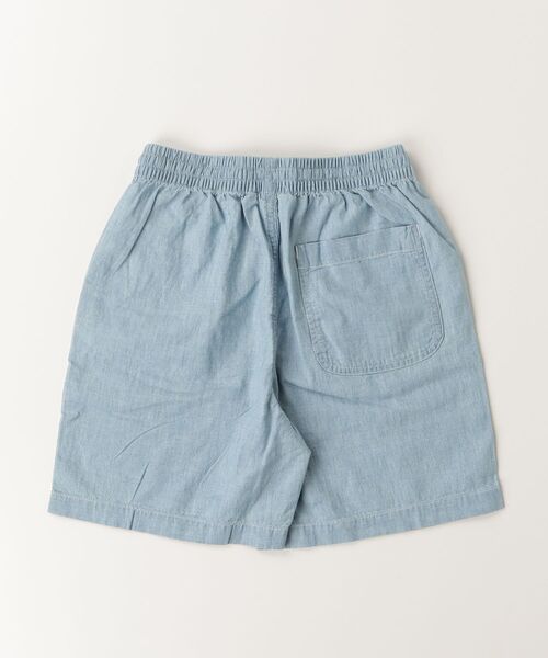 POLO RALPH LAUREN CHILDRENSWEAR（ポロ ラルフ ローレン チルドレンズウェア）の「ビッグ フィット コットン シャンブレー ショートパンツ（その他パンツ・キッズ・ブルー系5・12/16/20/8）」の2枚目の写真